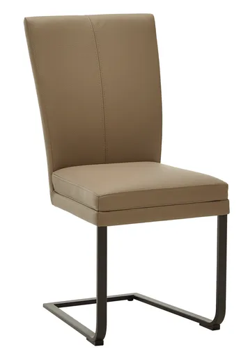 Schwingstuhl EM Zadar - Leder, Braun