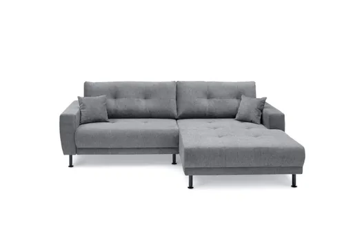 Ecksofa - 2-Sitzer, Ecke rechts inkl. motorischer Sitzvorzug, Stoff, Anthrazit