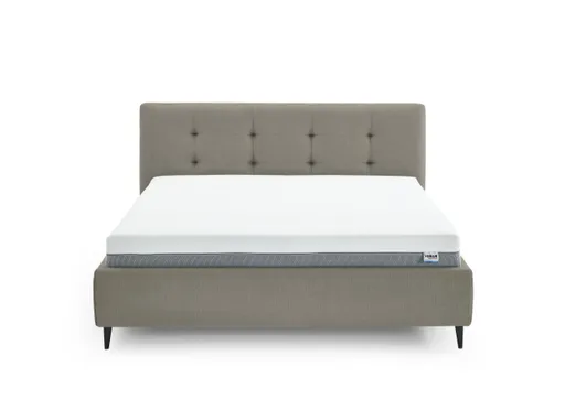 Polsterbett - Líegefläche ca. 180x200 cm, Stoff, Mandel