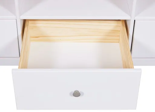 TV-Lowboard - B ca. 160 cm, Weiß