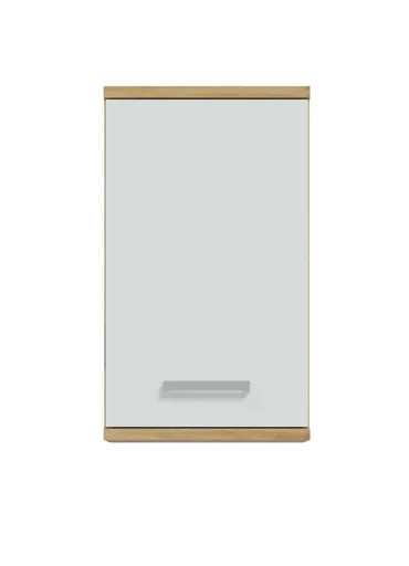 Hängeschrank- B ca. 40 cm, Eiche Dekor, Hellgrau