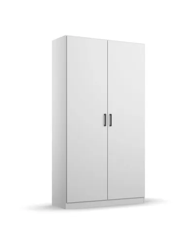 Drehtürenschrank RHONDA- B ca. 91 cm, Weiß