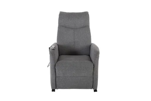 TV-Sessel - Relaxfunktion, Stoff, Grau