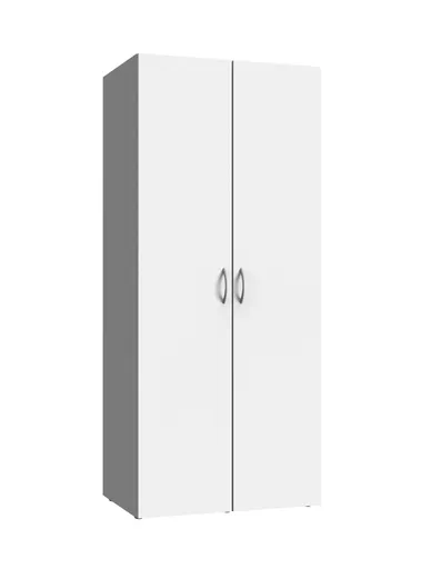 Kleiderschrank- B ca. 70 cm, Weiß