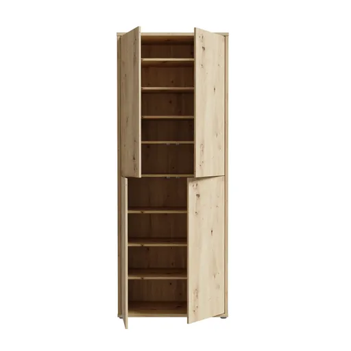Schuhschrank FAID- B ca. 75 cm, Eiche Dekor