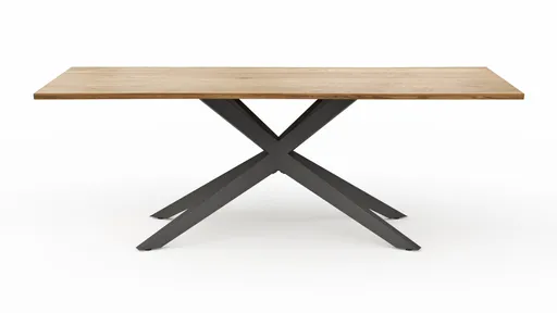 Esstisch Nayara - LB ca. 220x100 cm, Münsterland-Eiche massiv, geölt