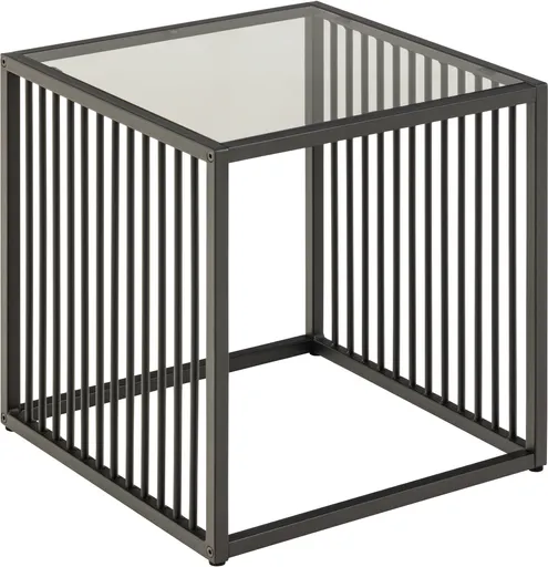 Beistelltisch - LB ca. 40x40 cm, Schwarz