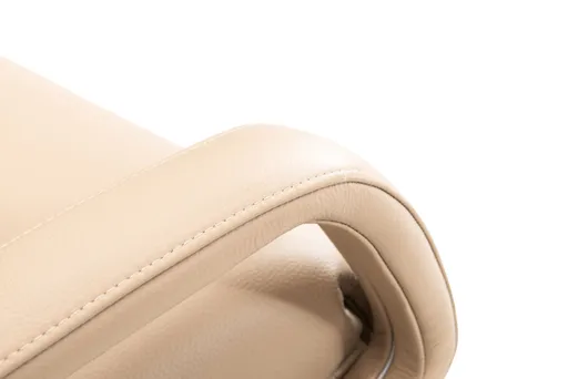 Sessel - Größe M, Relaxfunktion, Leder, Beige