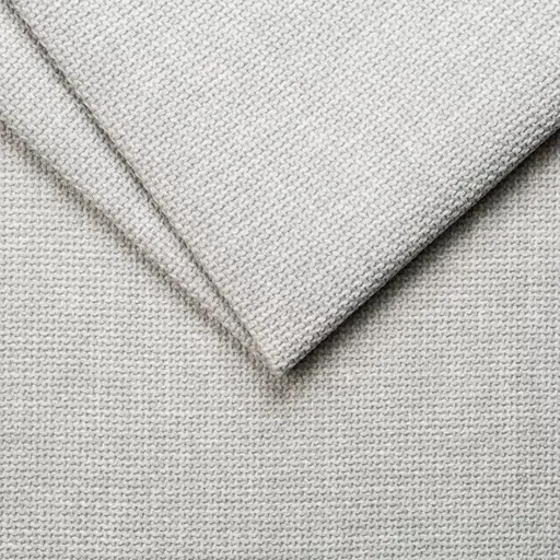 Ecksofa - Ecke links, 2-Sitzer, Stoff, Silberfarben
