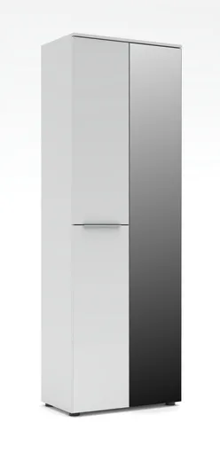 Garderobenschrank - B ca. 65 cm, Weiß