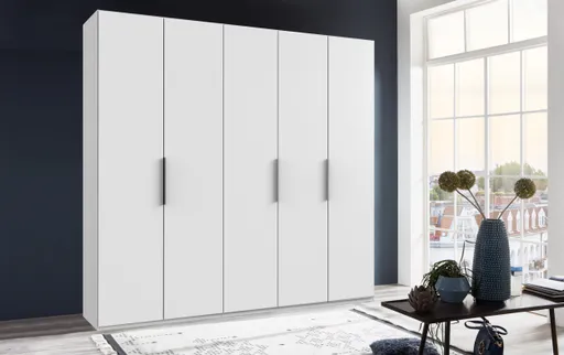 Drehtürenschrank- B ca. 250 cm, Weiß