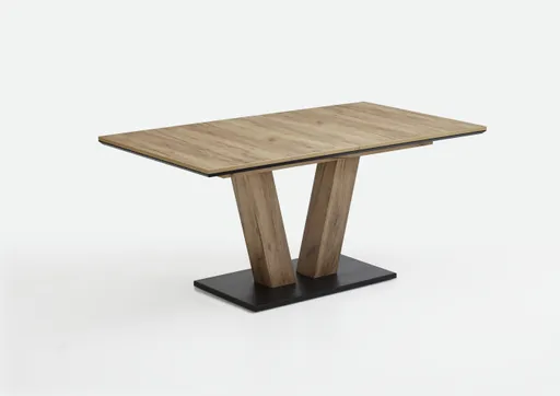 Esstisch - ausziehbar, LB. ca. 160x90cm, Eiche Dekor