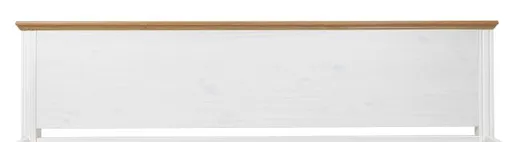 Bettgestell - Liegefläche ca. 180x200 cm, Weiß, Oak Colori