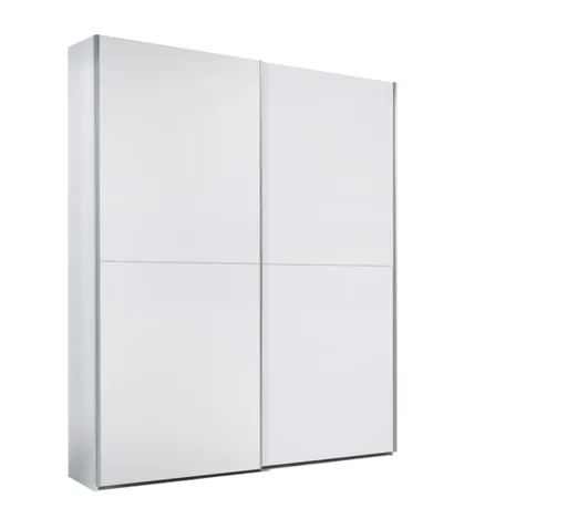 Schwebetürenschrank- B ca. 170 cm, Weiß