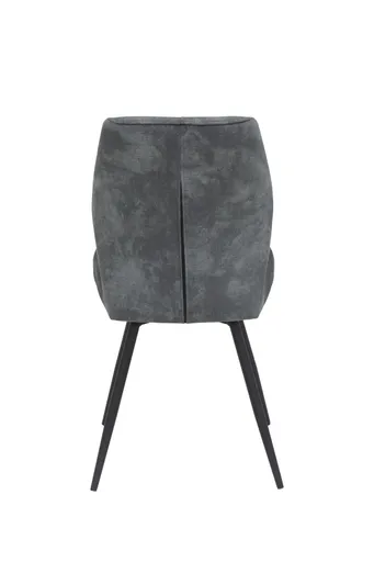 Stuhl - drehbar, Stoff, Vintage Anthrazit