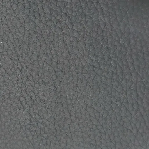 Armlehnstuhl MELE - drehbar, Leder, Schwarz