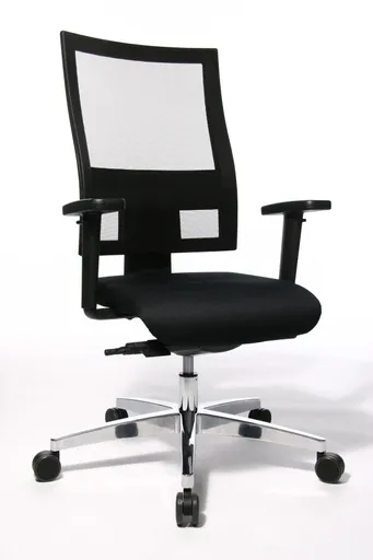 Bürodrehstuhl Profi Net 11 - Stoff, Schwarz