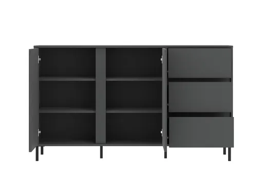 Sideboard - B ca. 158 cm, Anthrazit