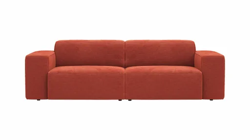Sofa Elementos - 3-Sitzer XL, Stoff, Campari