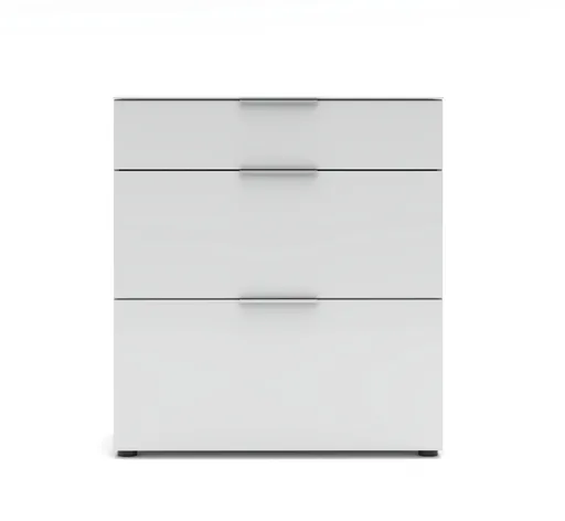 Schuhschrank - B ca. 90 cm, Weiß