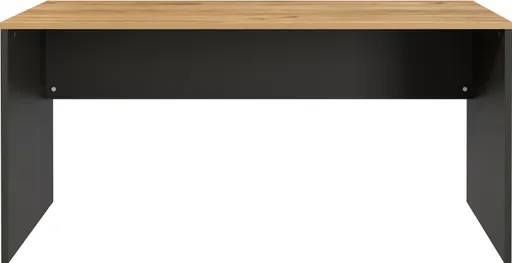 Schreibtisch GRIFFIN - LB ca. 158x79 cm, Eiche Nachbildung, Graphit