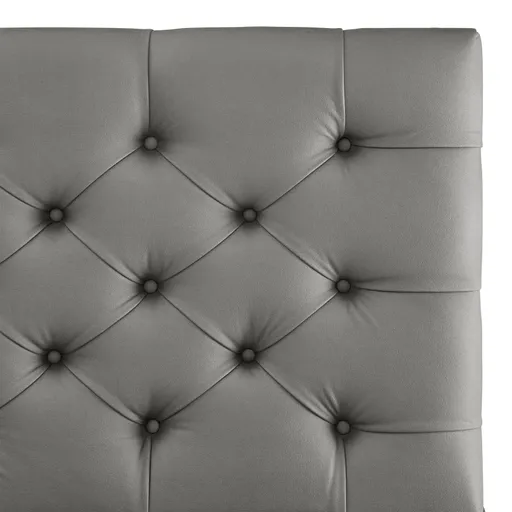 Boxspringbett SANDRIN E- Liegefläche ca. 180x200 cm, Stoff, Dunkelgrau