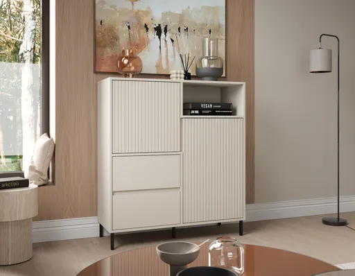 Highboard - B ca. 106 cm, Kaschmir