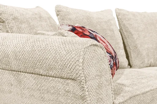 Sofa - 3-Sitzer, Stoff, Beige