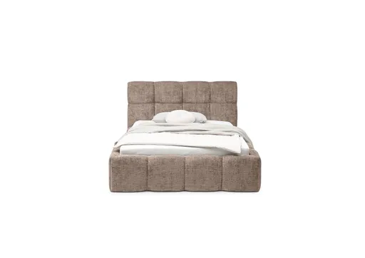 Bettgestell SANDRIN R- Liegefläche ca. 140x200 cm, Stoff, Rose