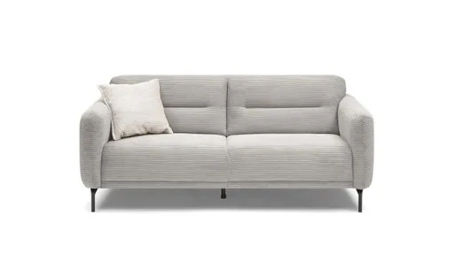 Sofa - 2-Sitzer, Stoff, Hellgrau