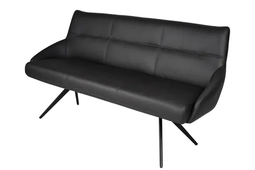 Bank MANON - Stoff, Schwarz