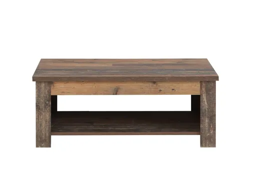 Couchtisch FEA - höhenverstellbar, LB ca. 110x65 cm, Old-Wood Vintage Dekor
