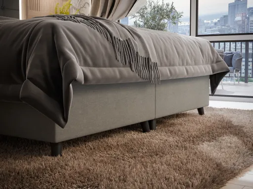 Boxbett- Liegefläche ca. 140x200 cm, Grau