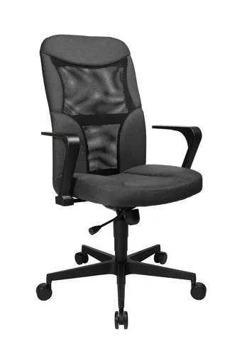 Chefsessel Director 80 - Stoff, Schwarz