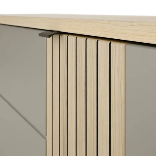 Hängeschuhschrank - B ca. 133 cm, Riva Eiche Nachbildung, Basalt