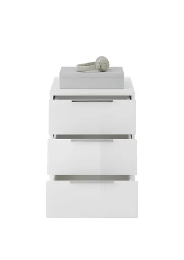 Rollcontainer - B ca. 45 cm, Weiß