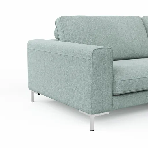 Sofa Solano - 3-Sitzer, Stoff, Hellblau