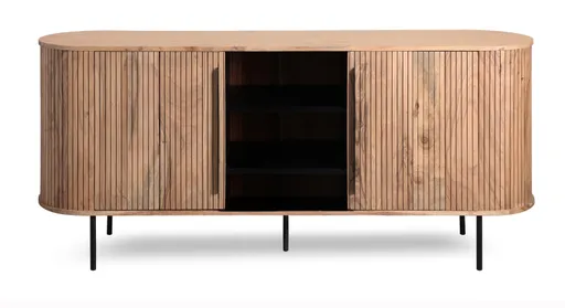 Sideboard - mit Beleuchtung, B ca. 175 cm, Akazie massiv