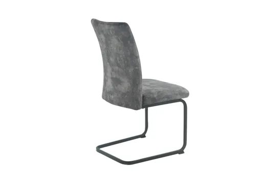 Freischwinger - Stoff, Vintage Anthrazit