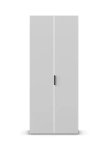 Drehtürenschrank ROVERO- B ca. 91 cm, Hellgrau