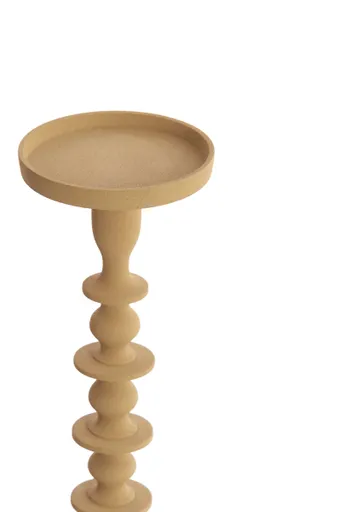 Kerzenleuchter - DH ca. 11x35,5 cm, Beige