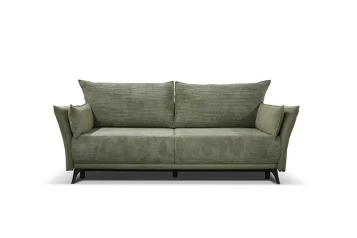 Schlafsofa - 2-Sitzer inkl. Liftfunktion, Stoff, Grün