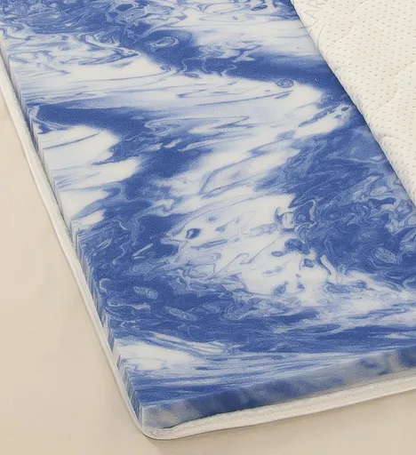  Boxspringbett HADAI- Liegefläche ca. 180x200 cm, Stoff, Creme, inkl. Topper