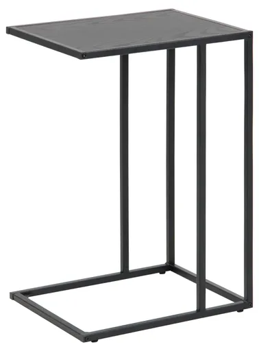 Lap-Top-Tisch - LB ca. 43x35 cm, Esche schwarz, Schwarz