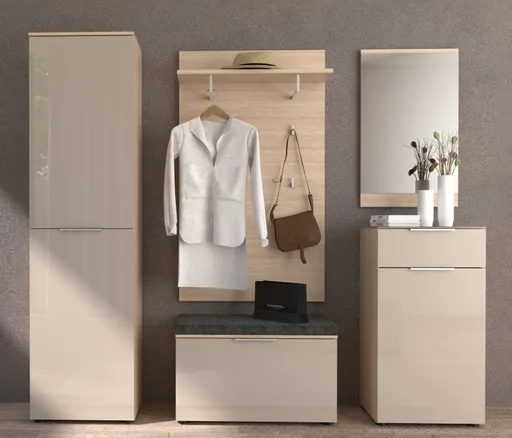 Garderobe - Riva Eiche Nachbildung, Kaschmir