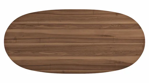 Esstisch Nayara - LB ca. 200x100 cm, Wildnussbaum massiv, geölt