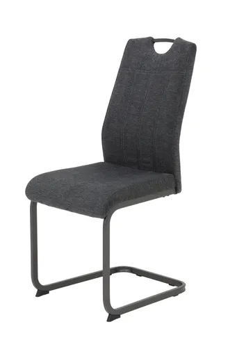 Freischwinger - Stoff, Anthrazit