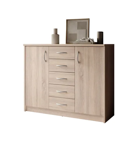 Kommode - B ca. 109 cm, Sonoma Eiche Nachbildung