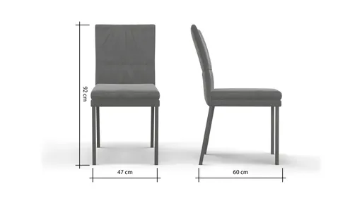 Stuhl Salamanca - Stoff, Olive