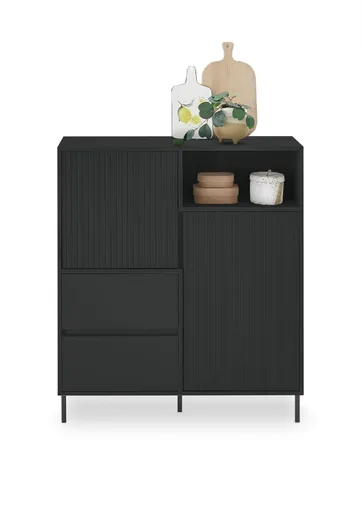 Highboard - B ca. 106 cm, Anthrazit
